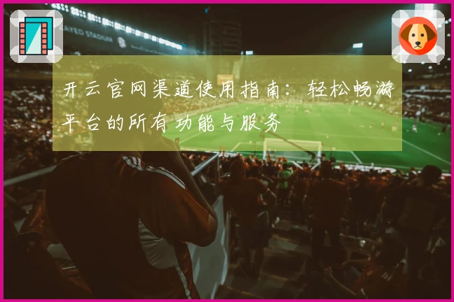 开云官网渠道使用指南：轻松畅游平台的所有功能与服务
